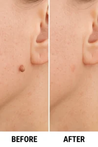 Skin tags removal Greater London (City of London) before and after