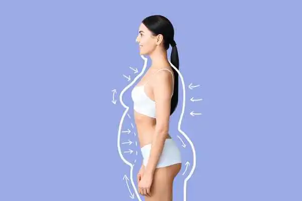 image of woman experiencing fat reduction treatment Greater London (City of London)