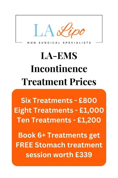 LA-EMS Incontinence Treatment Prices Greater London (City of London)