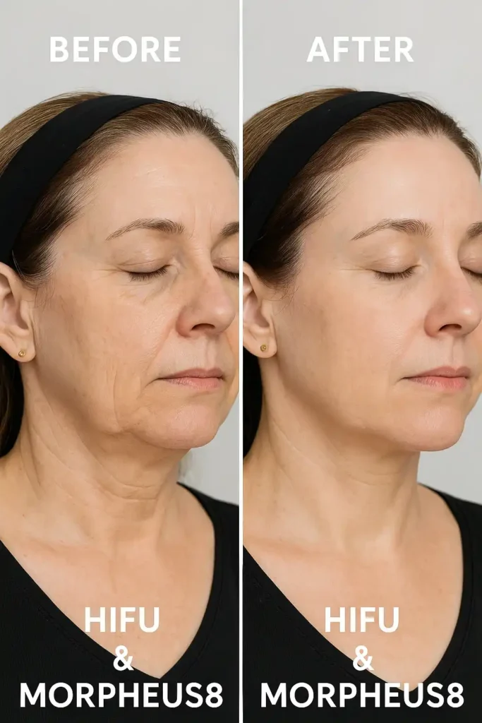 HIFU & Morpheus8 treatment results Greater London (City of London) - book in today!