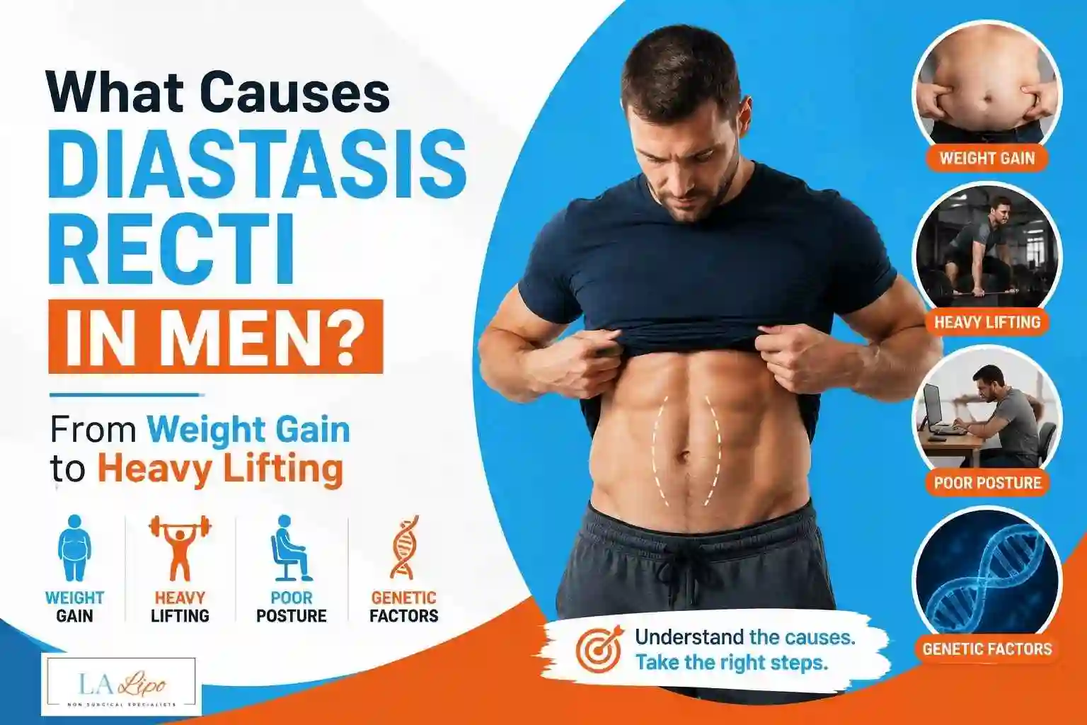 What Causes Diastasis Recti in Men? From Weight Gain to Heavy Lifting Greater London (City of London)